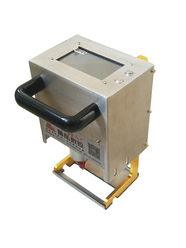 Mașină de gravat electrică de mână, mașină de codare a ștampilei șinelor din oțel